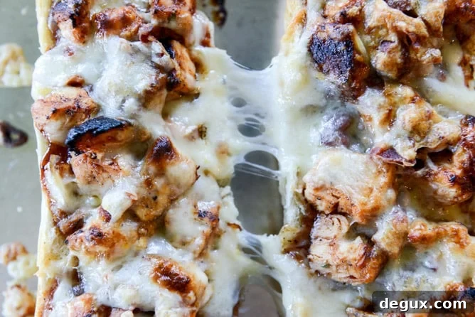BBQ chicken french breads I howsweeteats.com
