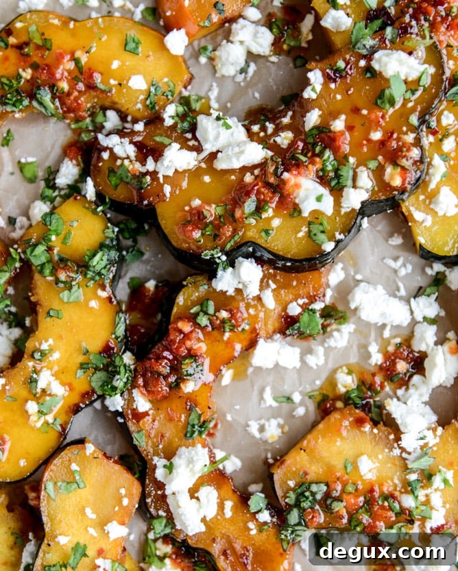 Spicy Roasted Squash with Feta, Herbs, and Citrus Zest 5 spicy roasted squash with feta + herbs I howsweeteats.com