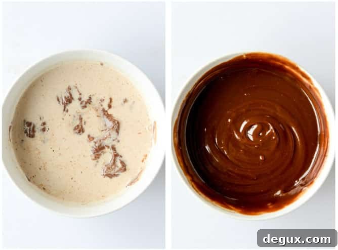 Caramel Apples Stuffed with Chocolate Peanut Butter Fudge 5 chocolate peanut butter fudge stuffed caramel apples I howsweeteats.com