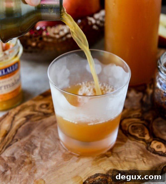 cider bourbon jam cocktails I howsweeteats.com