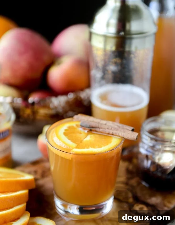 cider bourbon jam cocktails I howsweeteats.com
