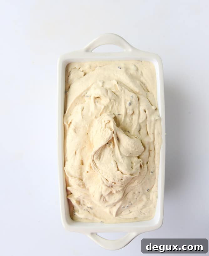 pumpkin gelato with candied ginger and dark chocolate I howsweeteats.com