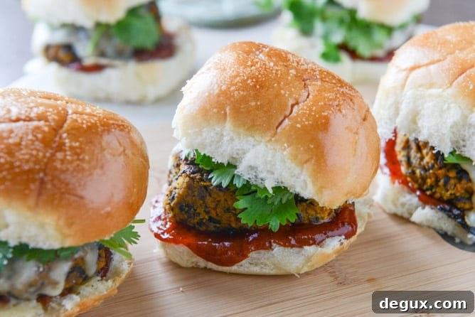 butternut black bean burgers with chipotle ketchup I howsweeteats.com