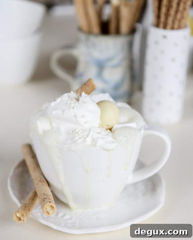 Lindt Hot Chocolate Bar: Rich Gourmet Drinking Chocolate Blend 3 white chocolate hot chocolate I howsweeteats.com