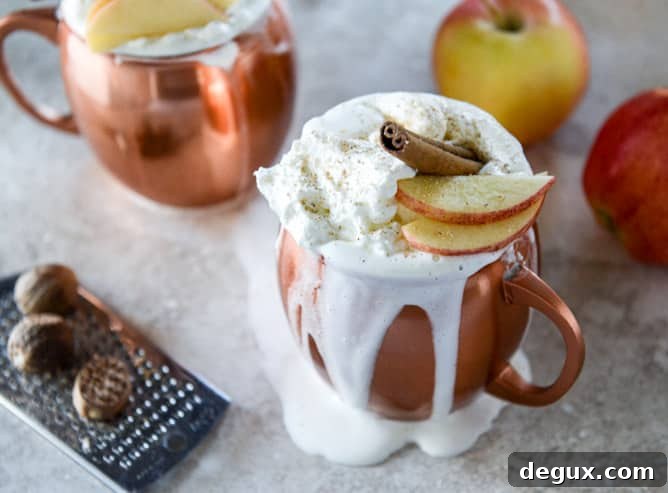 hot cider nog I howsweeteats.com