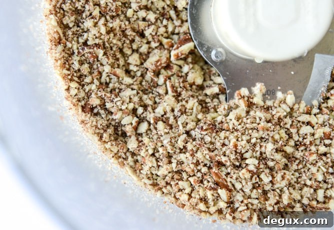 No-Bake Bourbon Pecan Mini Cheesecakes with Toasted Pecans 3 no-bake bourbon pecan pie cheesecakes I howsweeteats.com
