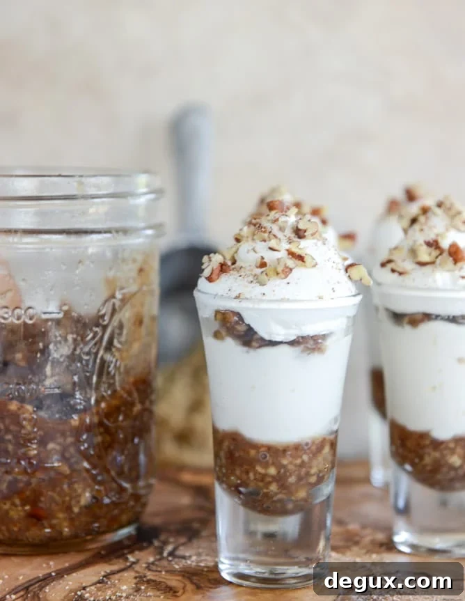 No-Bake Bourbon Pecan Mini Cheesecakes with Toasted Pecans 8 no-bake bourbon pecan pie cheesecakes I howsweeteats.com