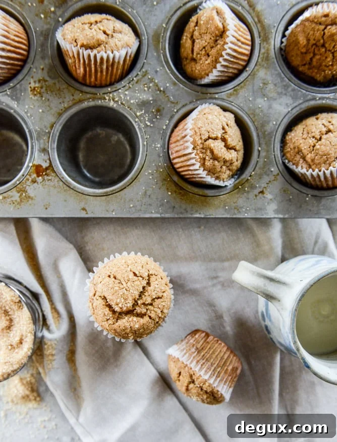 gingerbread muffins I howsweeteats.com