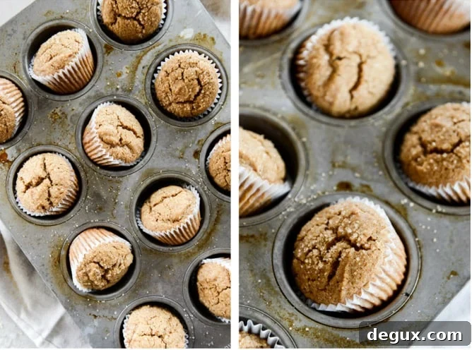 gingerbread muffins I howsweeteats.com