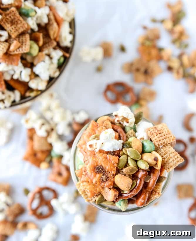 sweet + savory homemade snack mix I howsweeteats.com
