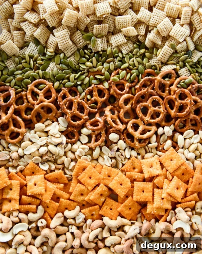 sweet + savory homemade snack mix I howsweeteats.com