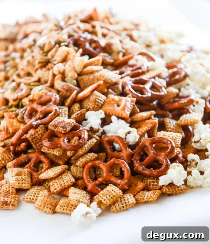 sweet + savory homemade snack mix I howsweeteats.com