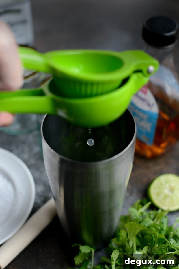 Cilantro-Lime Margarita Recipe: Fresh Twist on a Classic 6 Cilantro Lime Margaritas l SimplyScratch.com (3)