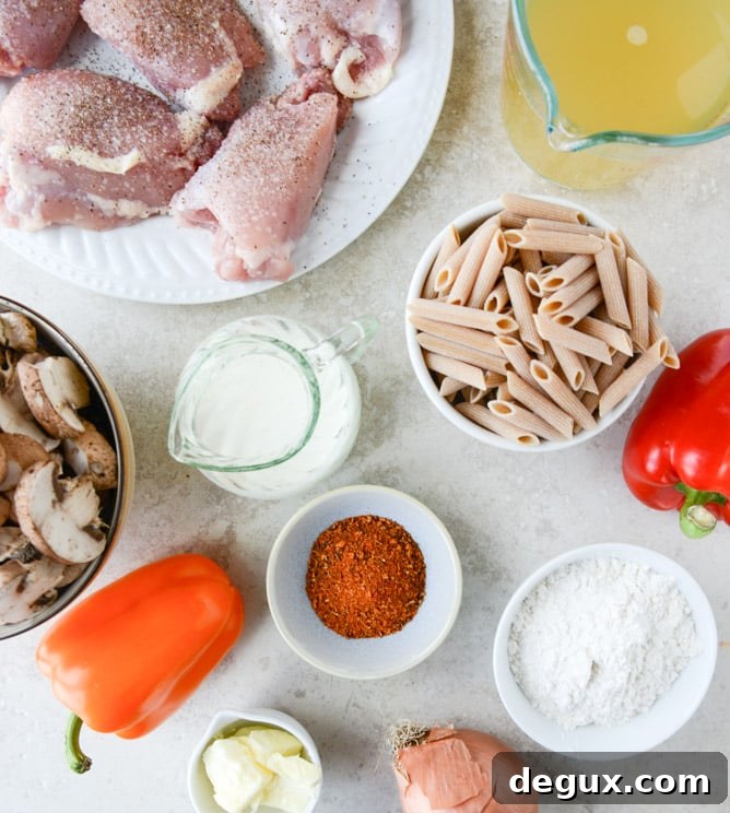creamy cajun chicken pasta I howsweeteats.com