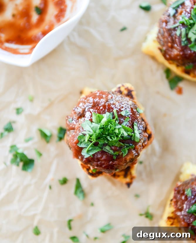BBQ meatloaf and grilled fontina cornbread stacks I howsweeteats.com
