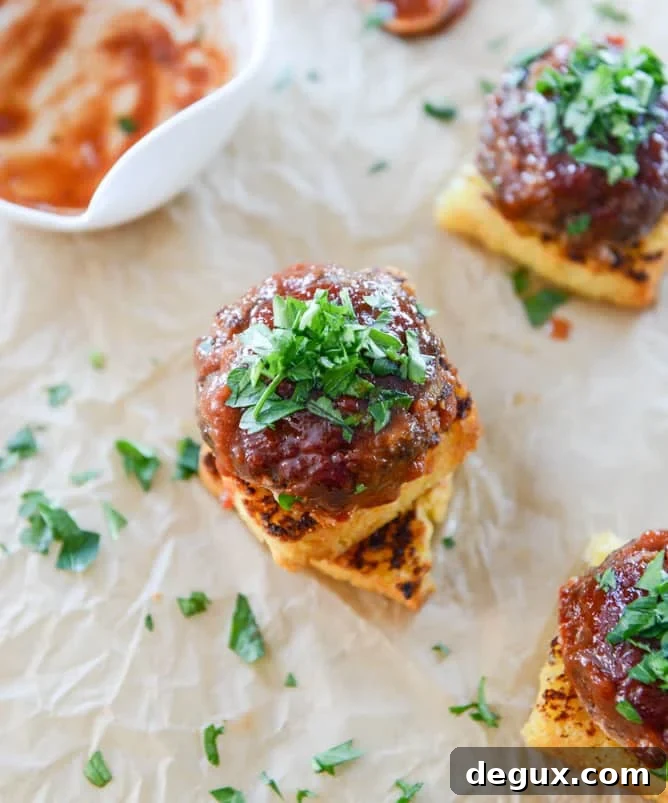 BBQ meatloaf and grilled fontina cornbread stacks I howsweeteats.com