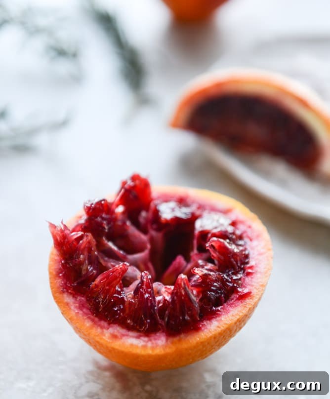 Spicy Vanilla Blood Orange Bourbon Smash Recipe 4 blood orange bourbon smash with spicy vanilla sugar I howsweeteats.com