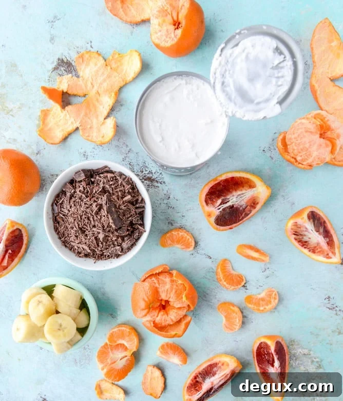 chocolate covered clementine smoothie I howsweeteats.com