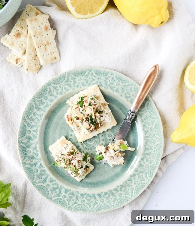 lemon almond roast chicken salad I howsweeteats.com