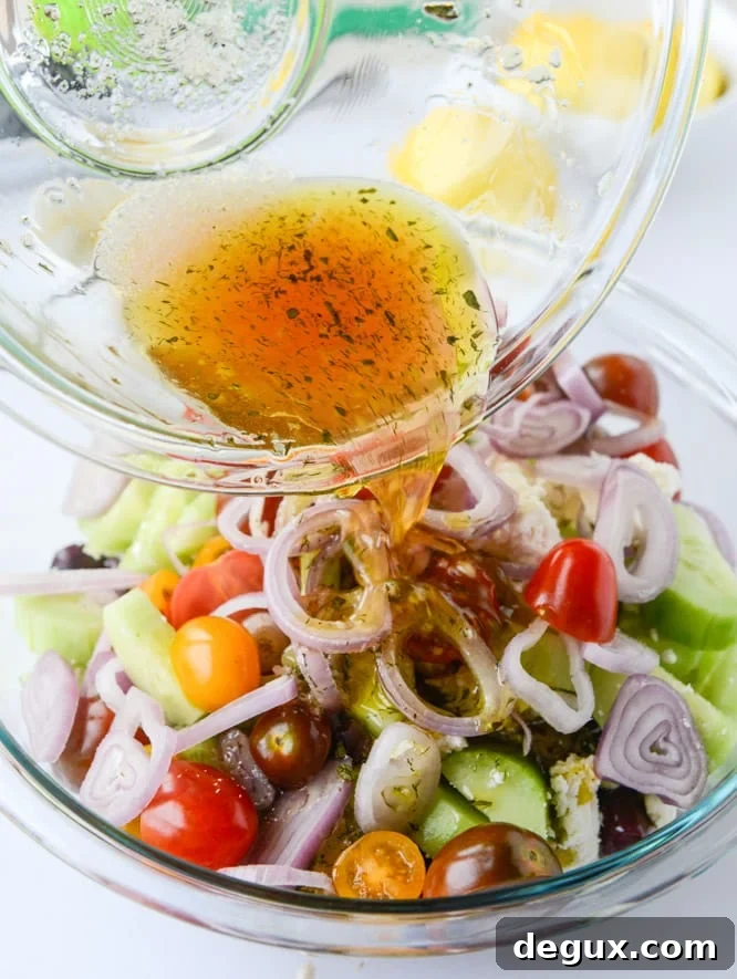 my favorite greek salad I howsweeteats.com