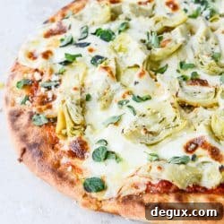30-Minute Cheesy Artichoke Skillet Flatbread Recipe 6 img 41963 6