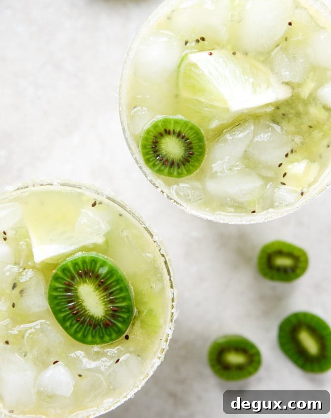 kiwi margaritas I howsweeteats.com