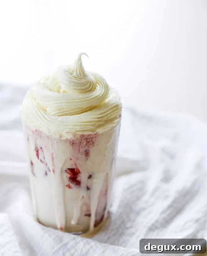 roasted strawberry milkshakes with chocolate pistachio brittle I howsweeteats.com
