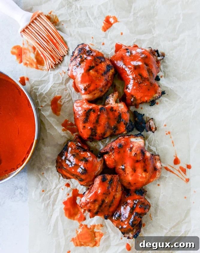 grilled caesar buffalo chicken salad I howsweeteats.com