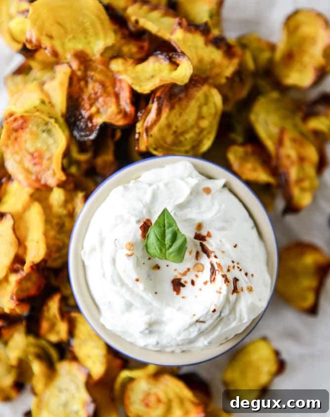 Crispy Golden Beet Chips with Spicy Goat Cheese Dip 2 golden beet chips with spicy goat cheese dip I howsweeteats.com
