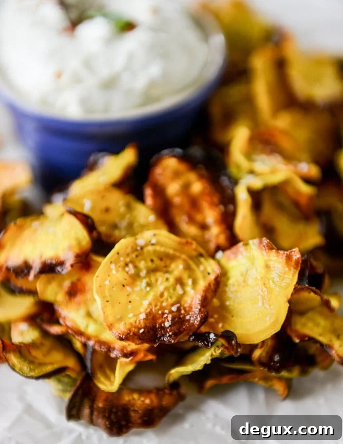 Crispy Golden Beet Chips with Spicy Goat Cheese Dip 7 golden beet chips with spicy goat cheese dip I howsweeteats.com