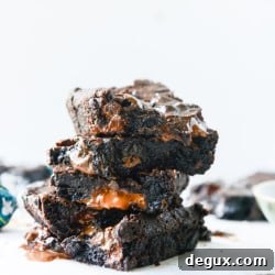 Sea Salt Truffle Brownies Made with Olive Oil 10 img 42347 9