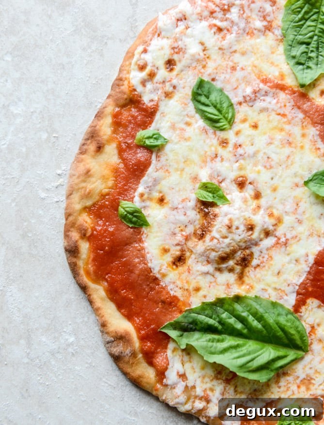 thin crust pizza I howsweeteats.com