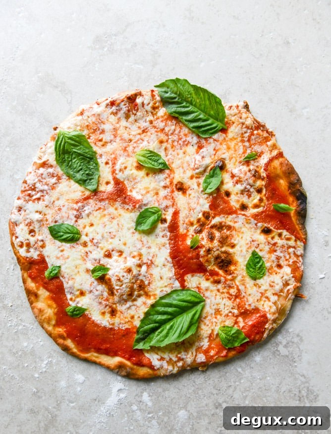 thin crust pizza I howsweeteats.com