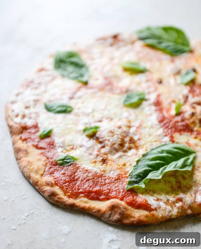 thin crust pizza I howsweeteats.com