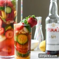 Strawberry Pimm's Cup Cocktail Recipe for Summer Gatherings 8 img 42433 10