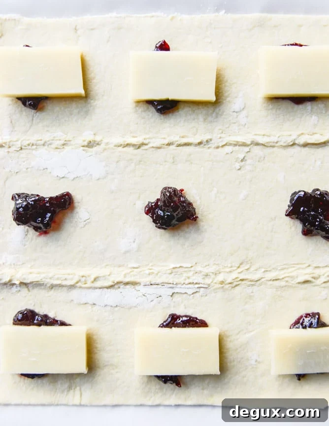 Smoked Cheddar & Cherry Jam Pop-Tarts Recipe 4 smoked cheddar and cherry jam pastry pop tarts I howsweeteats.com