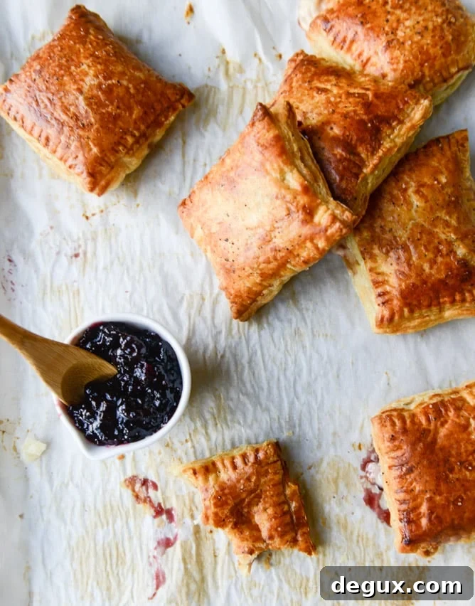 Smoked Cheddar & Cherry Jam Pop-Tarts Recipe 8 smoked cheddar and cherry jam pastry pop tarts I howsweeteats.com