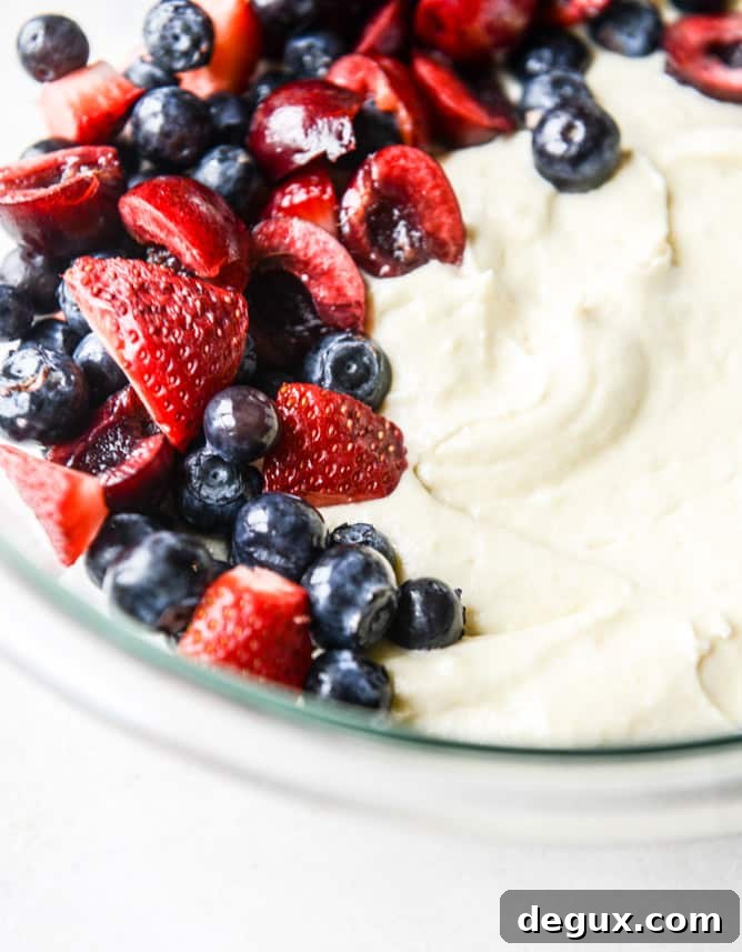cherry berry buttermilk crumb cake I howsweeteats.com