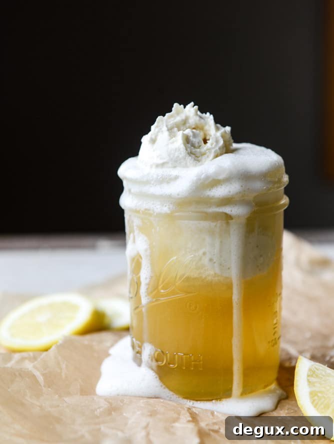 ginger beer shandy I howsweeteats.com
