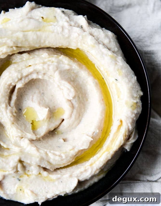 Summer Garden White Bean Whip with Herbs & Lemon 3 summer garden white bean dip I howsweeteats.com