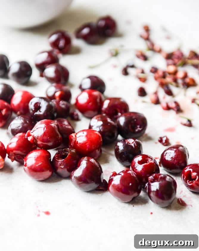 grilled cherry salsa I howsweeteats.com