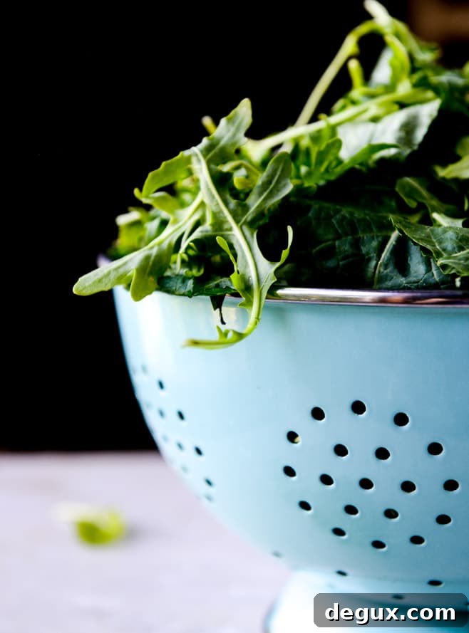 kale arugula reggiano salad I howsweeteats.com