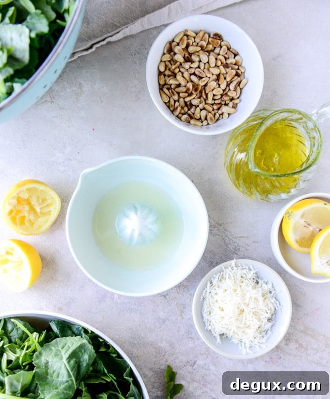 kale arugula reggiano salad I howsweeteats.com