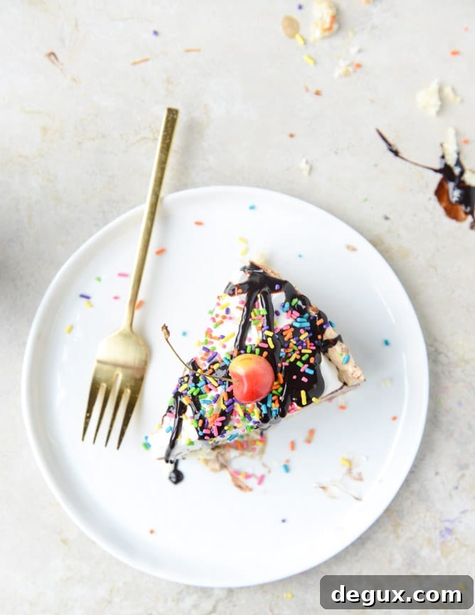 Coffee Ice Cream Sundae Pie with Hot Fudge and Macaroon Crust 7 coffee ice cream sundae pie with a macaroon crust I howsweeteats.com