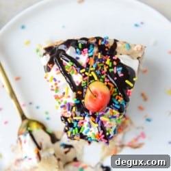 Coffee Ice Cream Sundae Pie with Hot Fudge and Macaroon Crust 10 img 42715 9