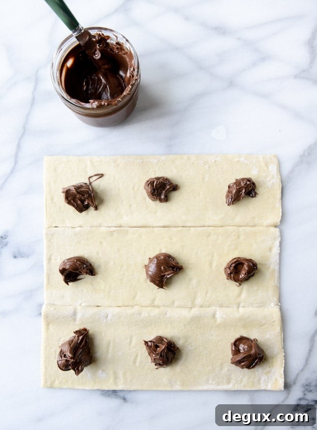 Nutella S'mores Puff Pastry Pop-Tarts Recipe 3 nutella s'mores puff pastry pop tarts I howsweeteats.com