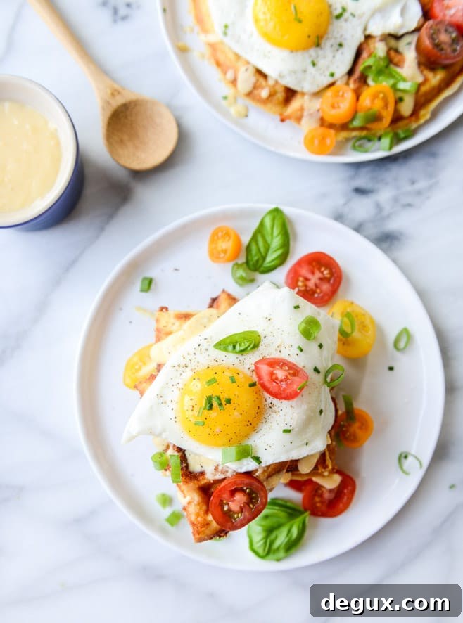 cheddar cornbread waffles I howsweeteats.com