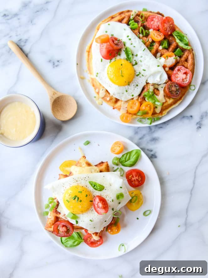 cheddar cornbread waffles I howsweeteats.com