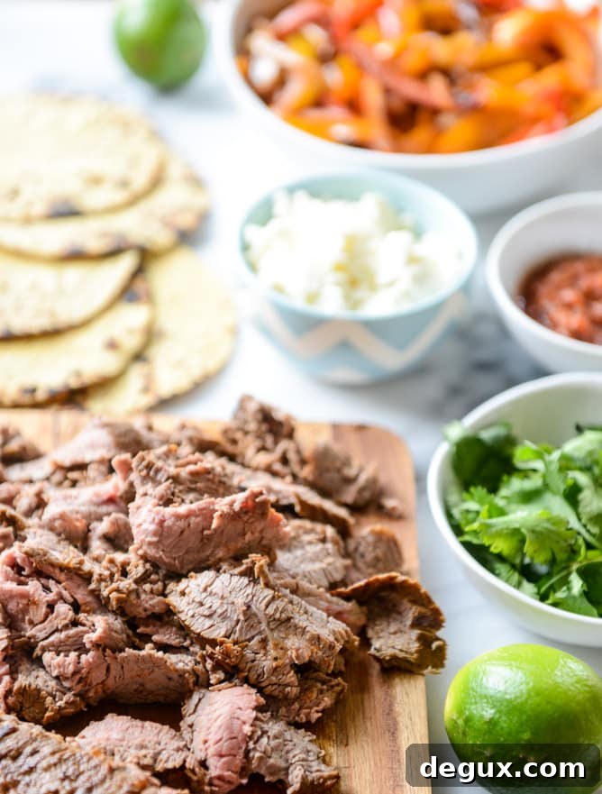our favorite steak fajitas, three ways I howsweeteats.com