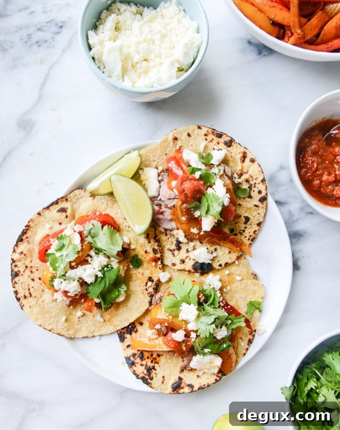 our favorite steak fajitas, three ways I howsweeteats.com